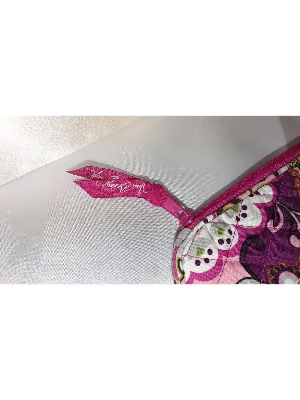 Vera Bradley Very Berry Paisley Zippered Case NWOT